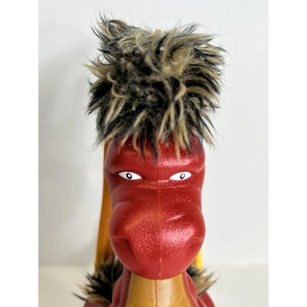 Fisher Price 2008 Imaginext Large Red Fuzzy Dragon w/Movement & Sounds Toy Works
